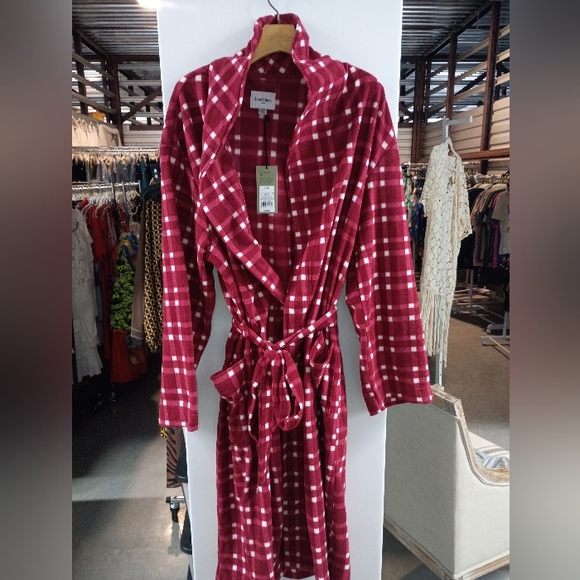 Goodfellow & Co. Red Plaid Robe - Picture 4 of 10